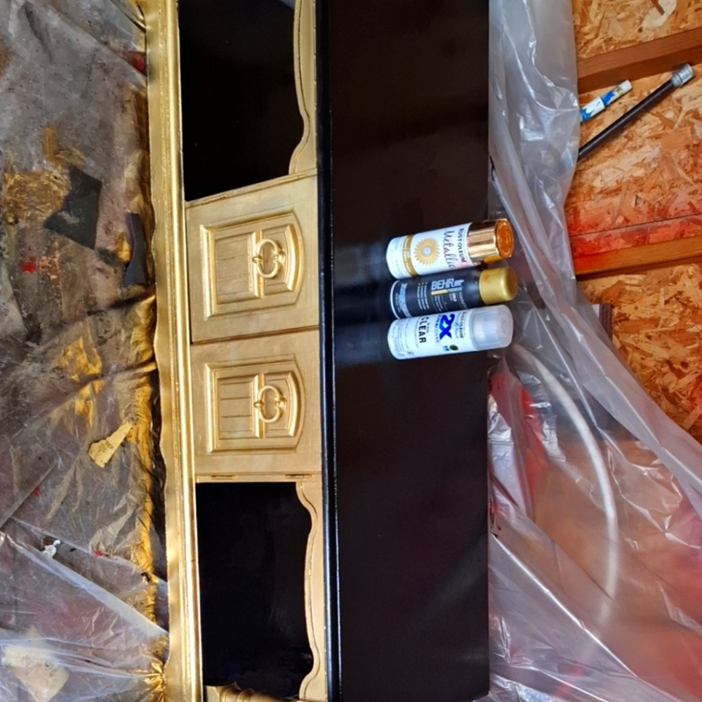 Gold Coffee Table